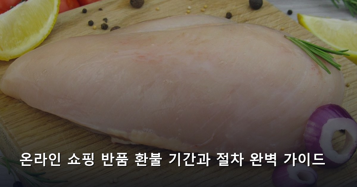 온라인 쇼핑 반품 환불 기간과 절차 완벽 가이드