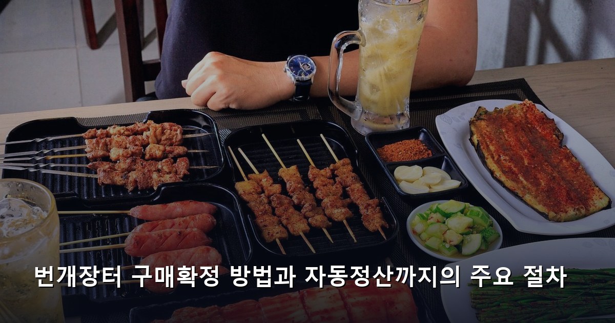 번개장터 구매확정 방법과 자동정산까지의 주요 절차